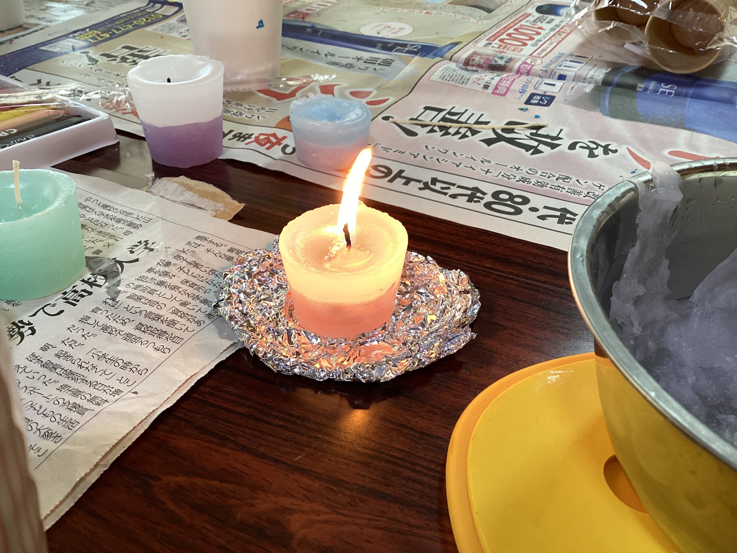 キャンドル作り