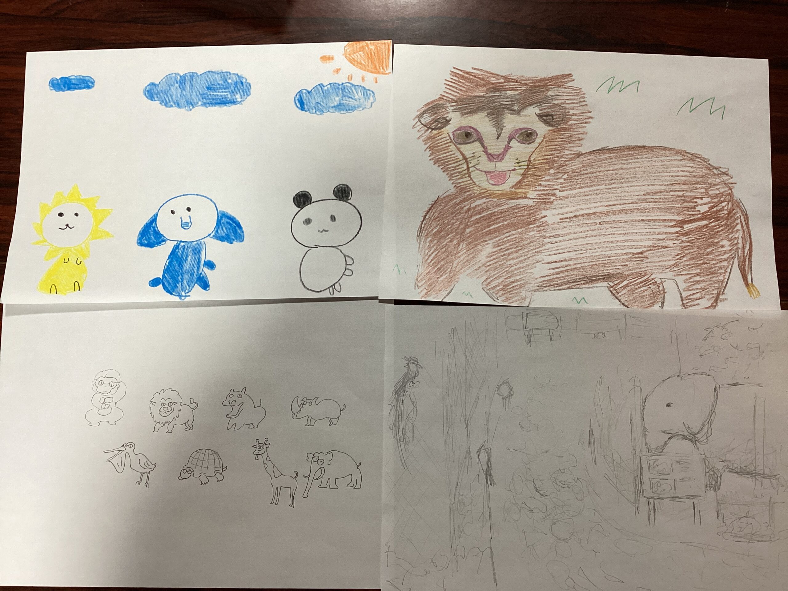 水底1cmと動物園