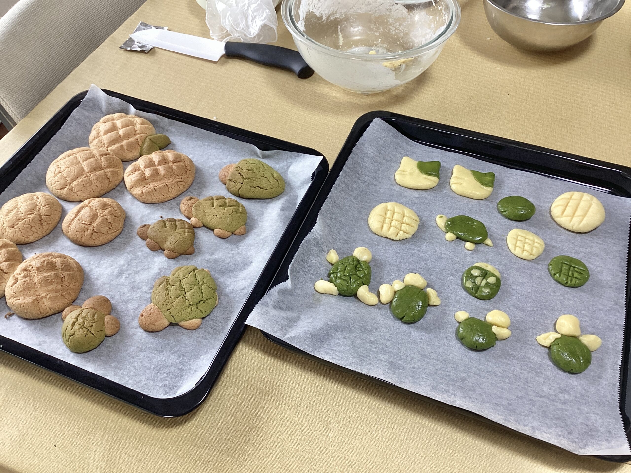 メロンパンの皮クッキー