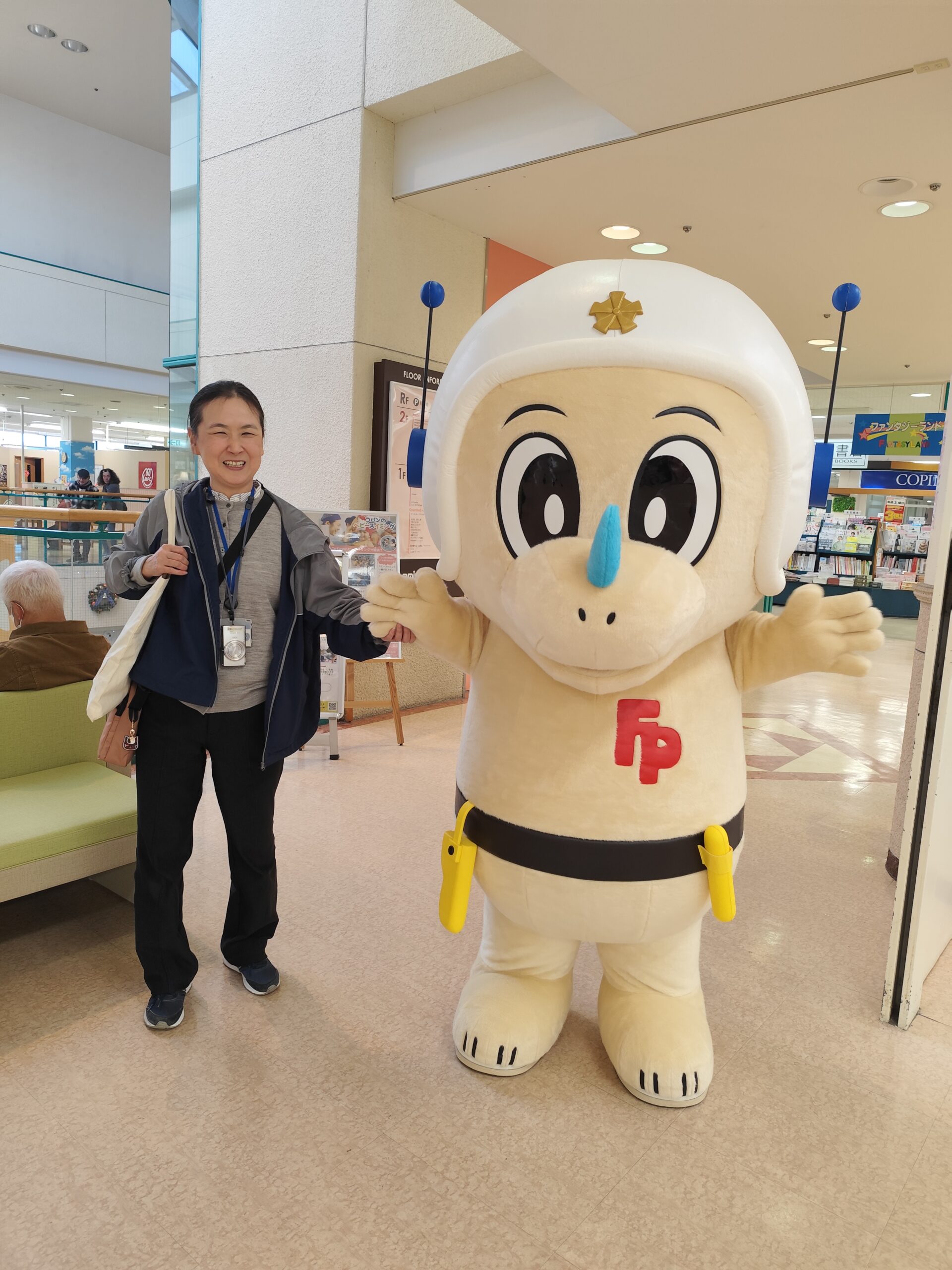 アミにマスコットがいました