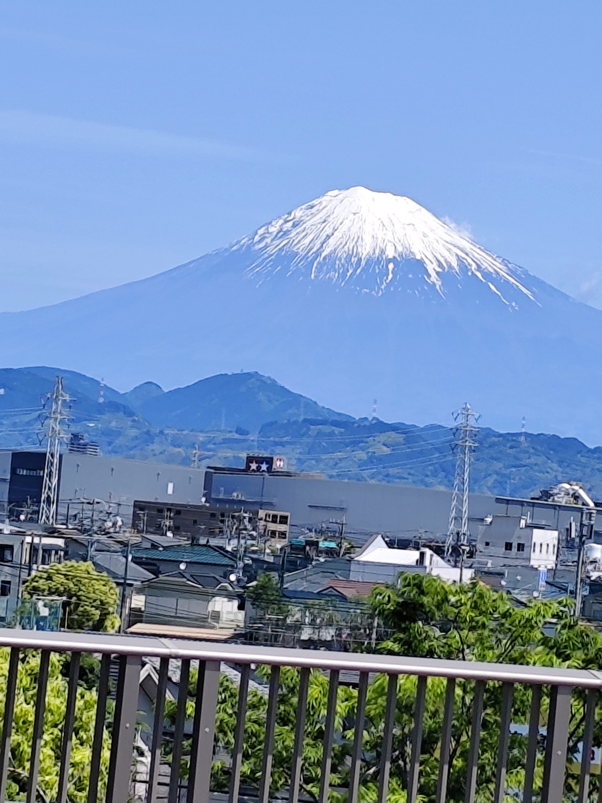 今日はよく見えるね