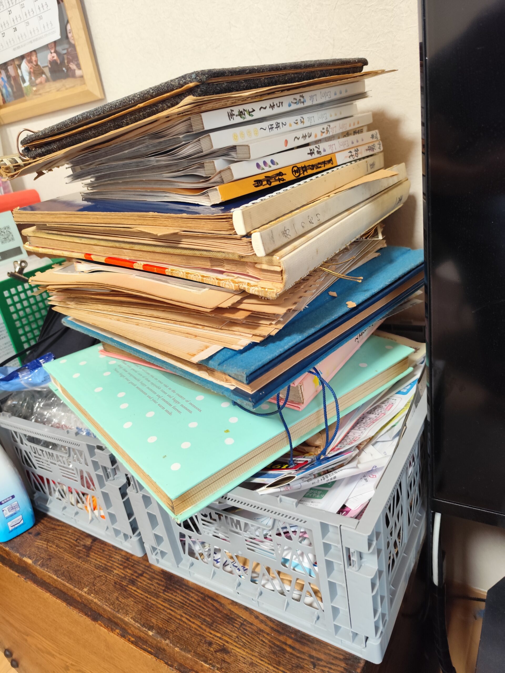 終活？捨てたのは写真の倍の量です